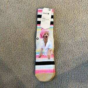 Women’s Stance Classic Crew dog socks size med
